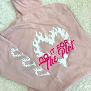 Pink Tinder Hoodie